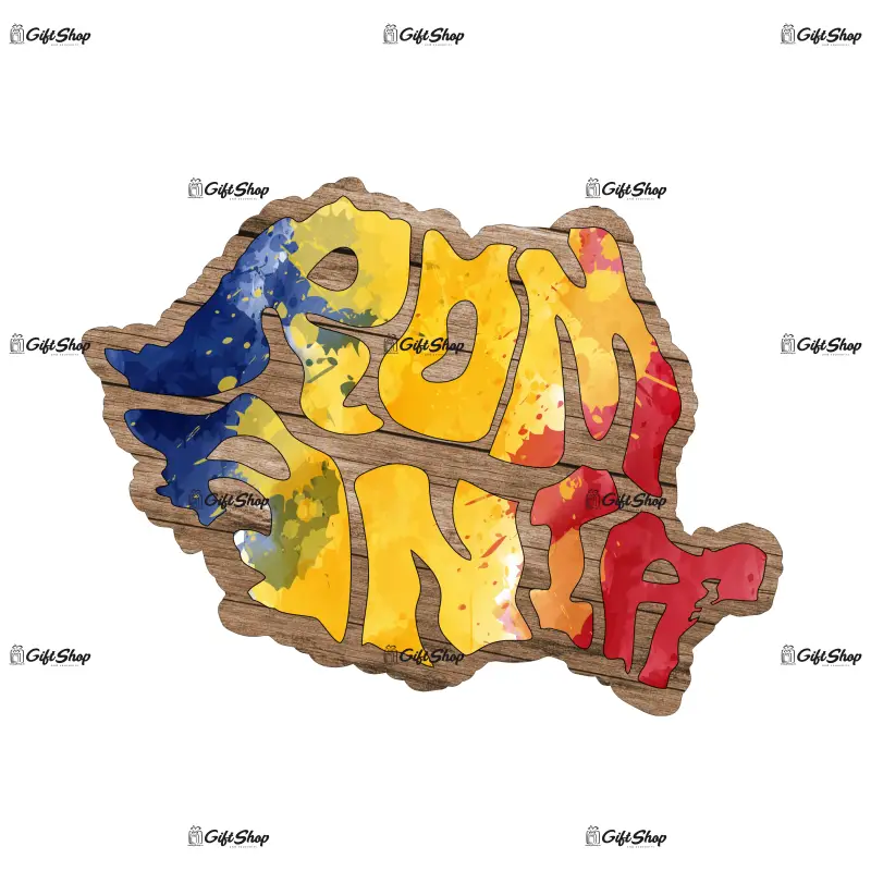 Harta, romania, magnet frigider mgs020